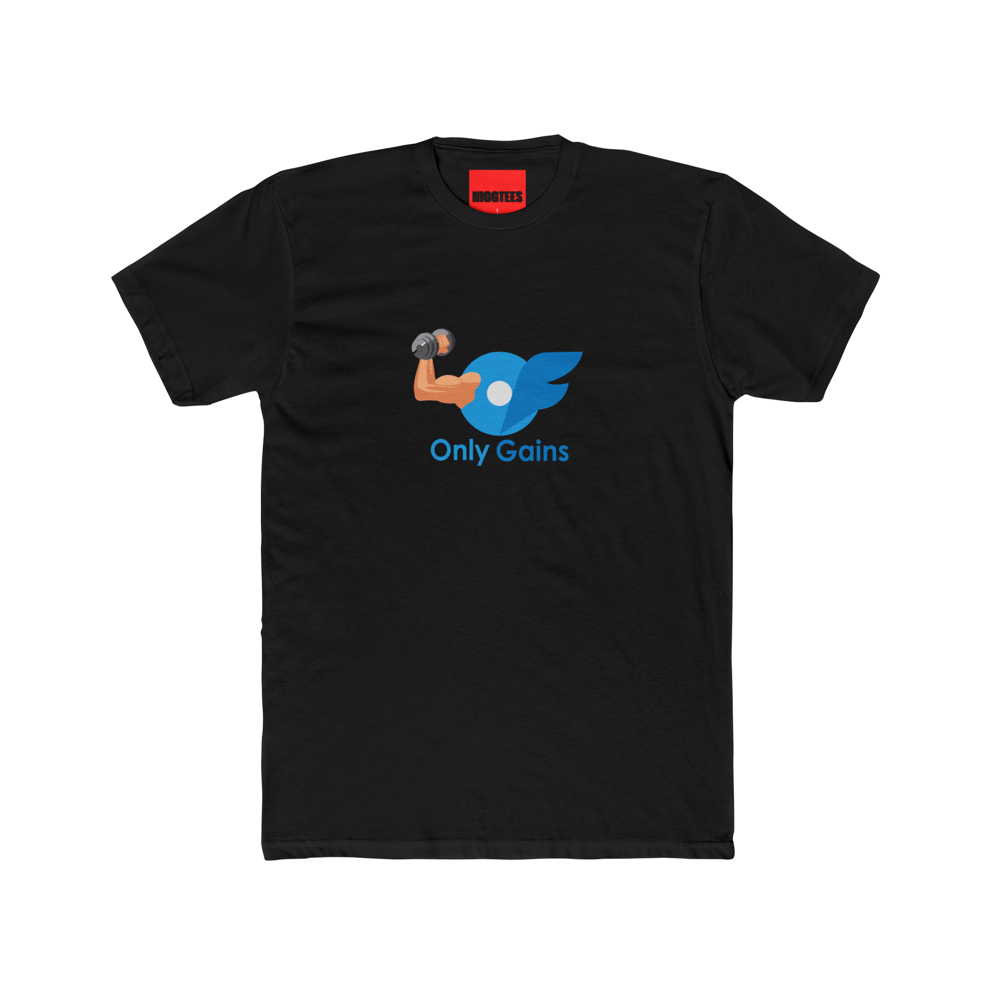 Gym Graphic T-Shirt "Only Gains"